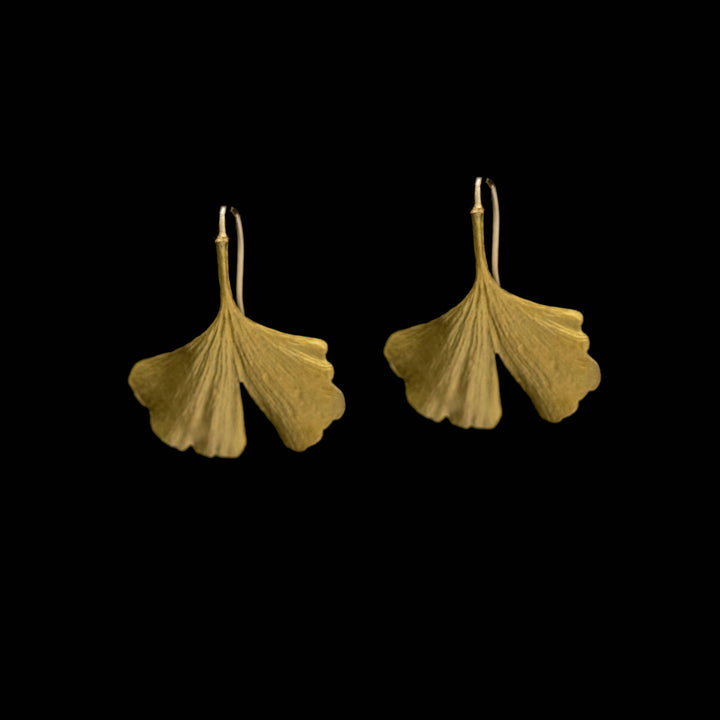 Ginkgo Wire Earrings