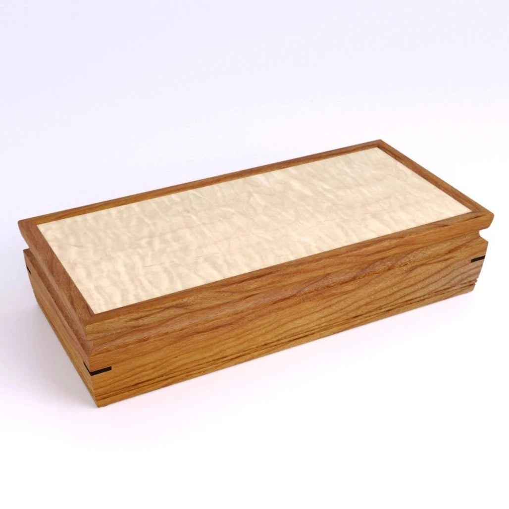 Cherry Jewelry Box - Wooden Valet Box – Danielle Miller Jewelry