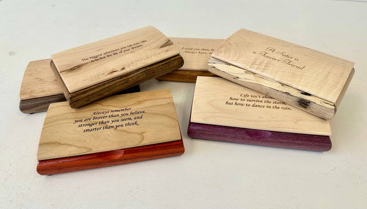 Wooden Possibility Box -  A teacher affects eternity...