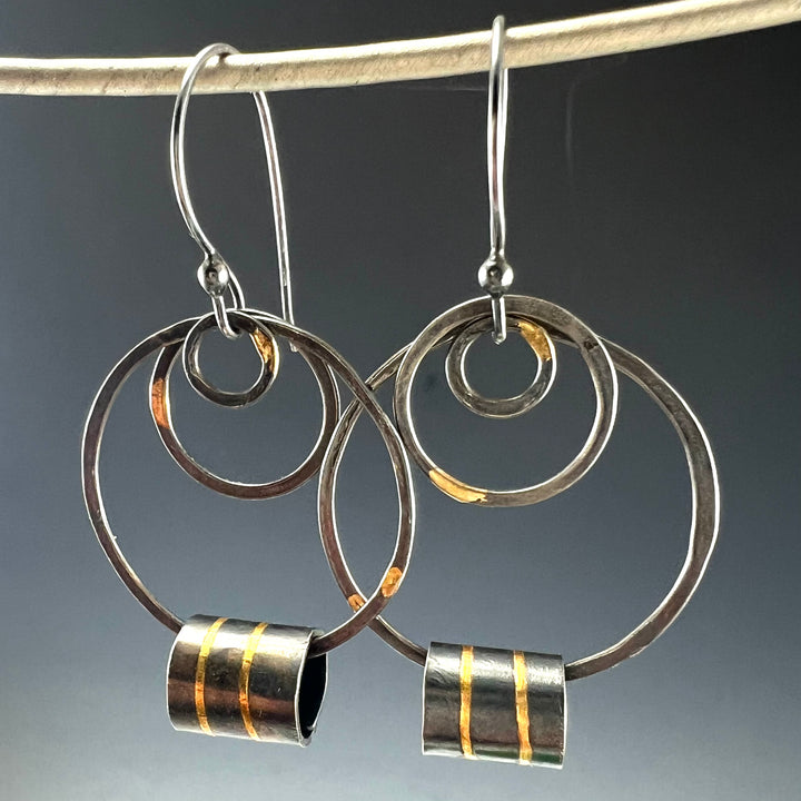 MELD fused 24k hoopy earrings