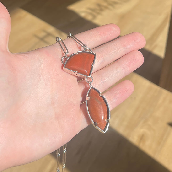 Red Jasper Pendulum Necklace