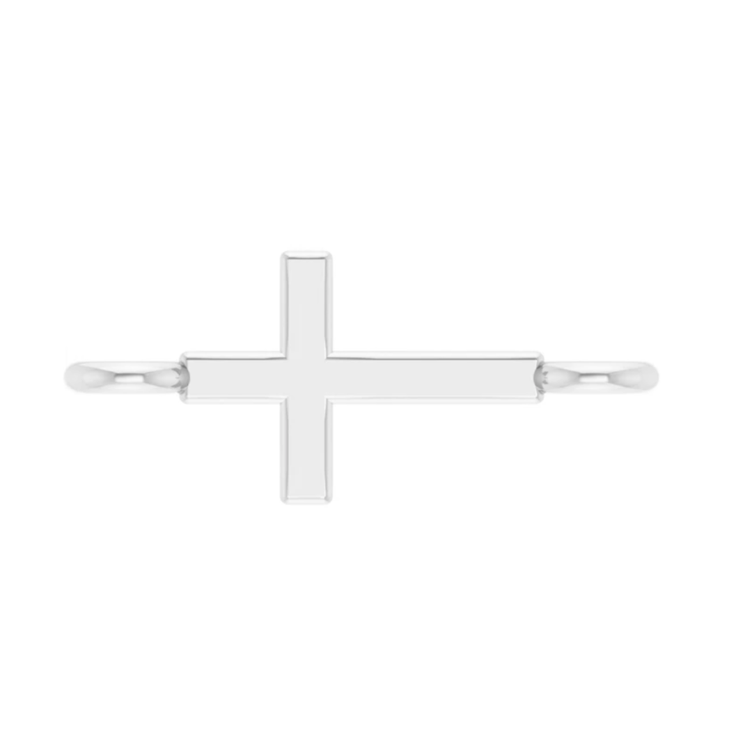 Tiny Cross Charm  for Permanent Jewelry