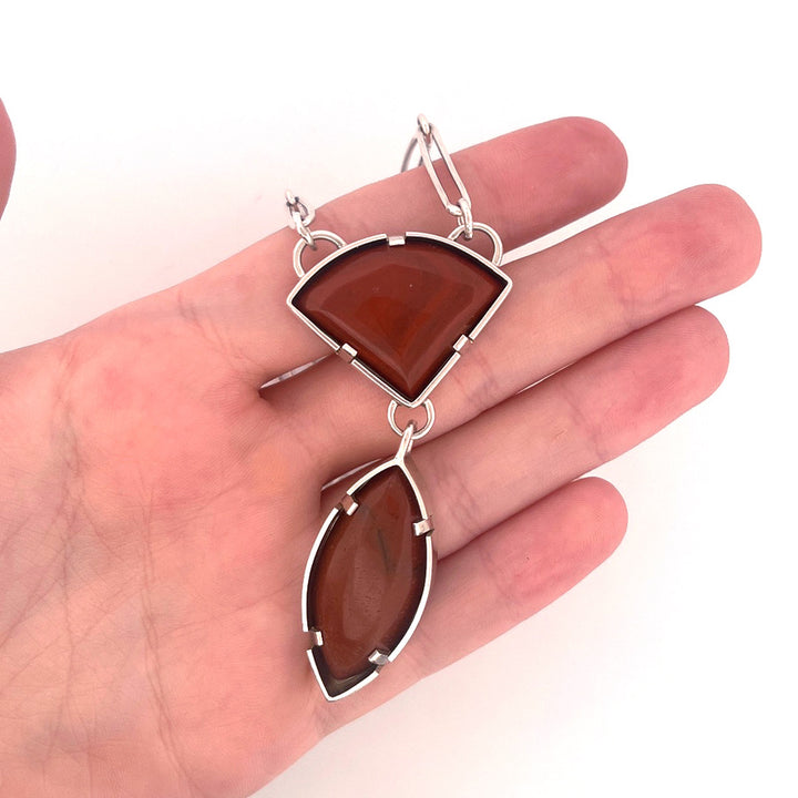 Red Jasper Pendulum Necklace