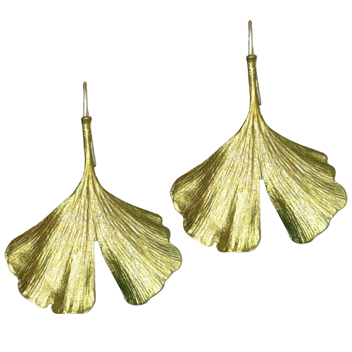 Ginkgo Wire Earrings
