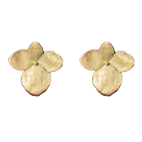 Hydrangea Petal Post Earrings