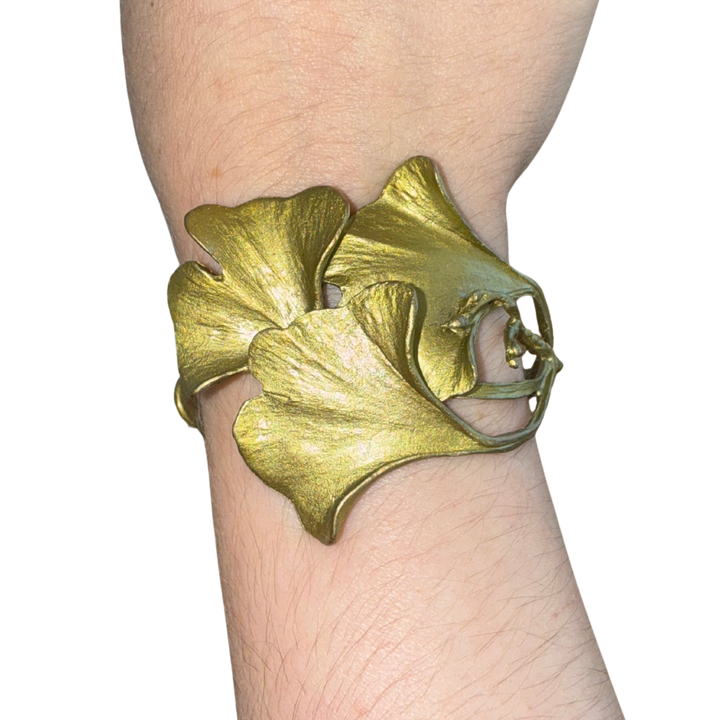 Ginkgo Cuff Bracelet