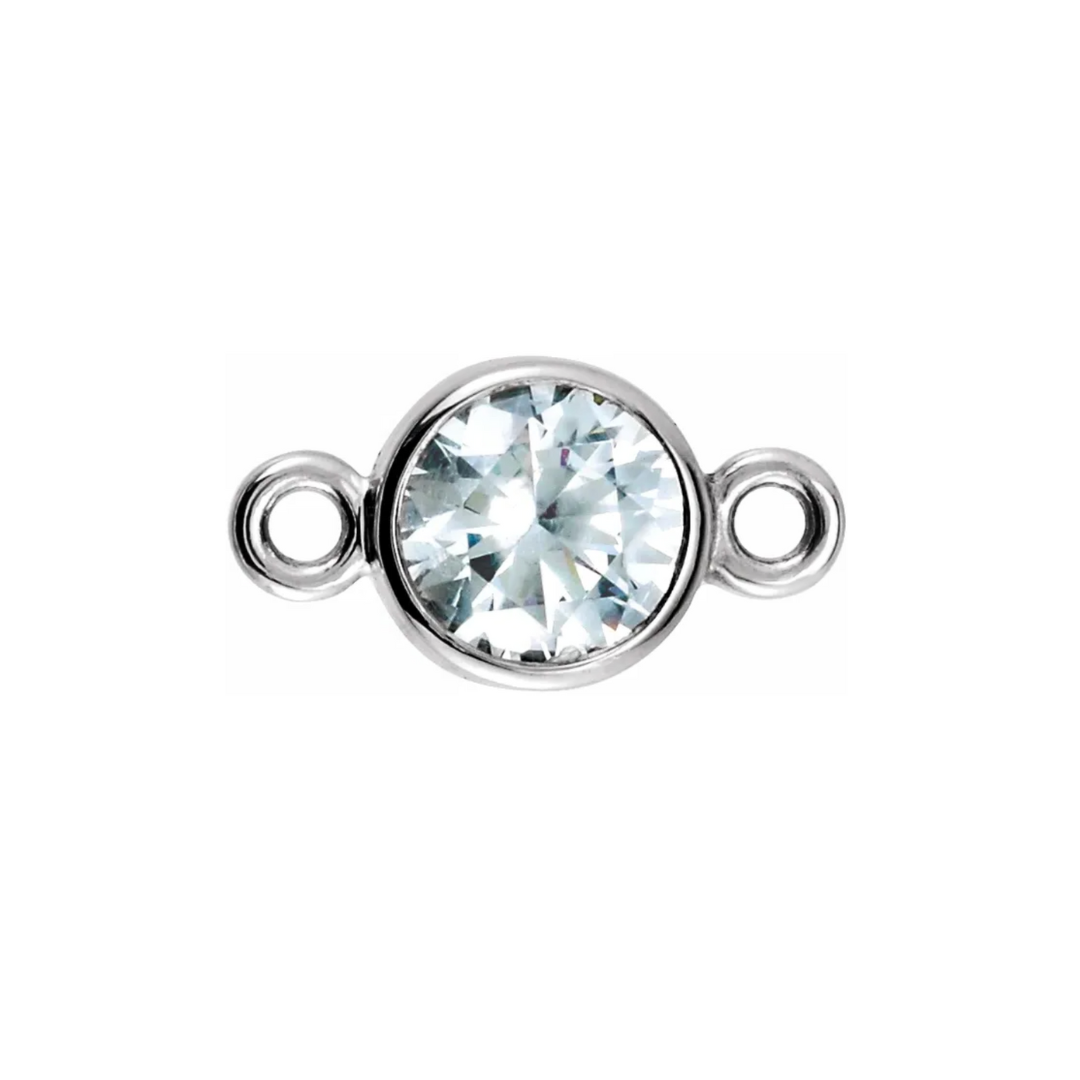 Moissanite Charm for Permanent Jewelry