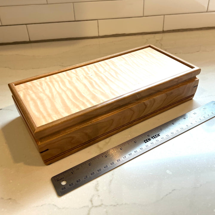 Cherry Jewelry Box - Wooden Valet Box