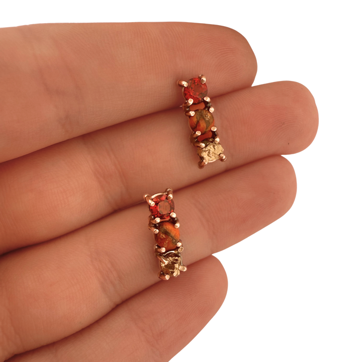 3 Stone Line Studs