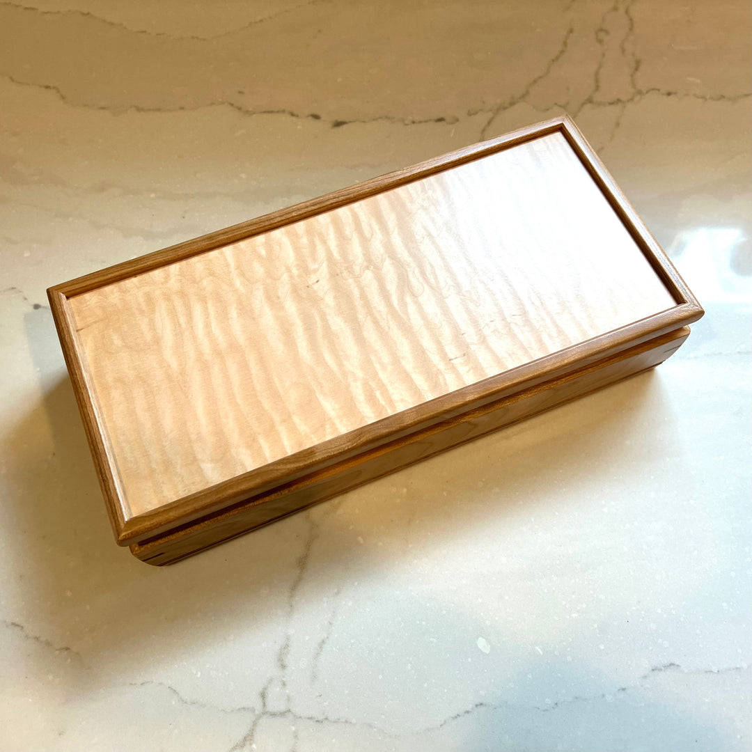 Cherry Jewelry Box - Wooden Valet Box