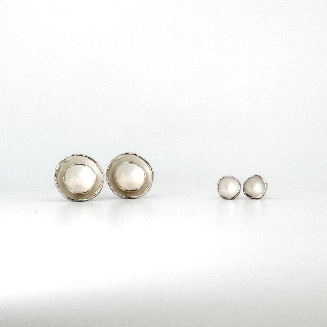 Oyster Dishy Stud Earring