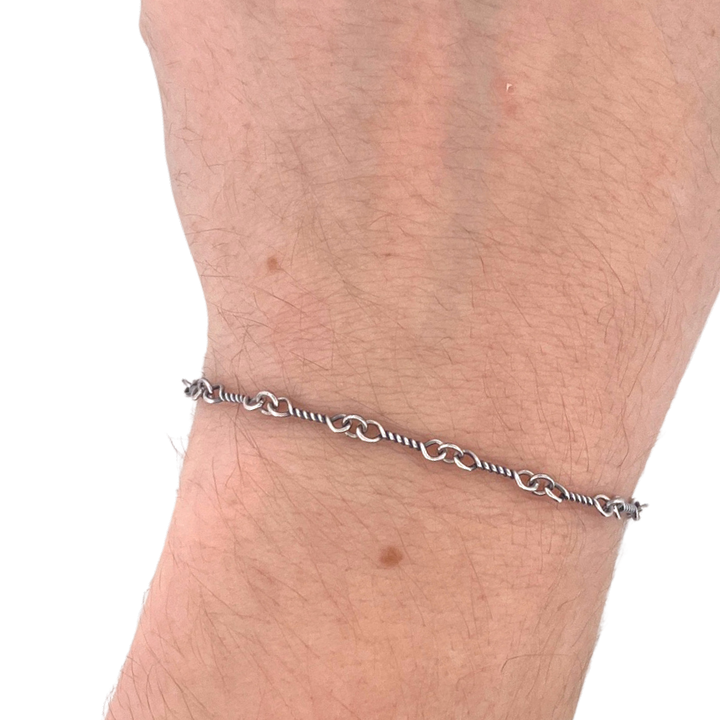 Twist Wire Link Chain Permanent Jewelry