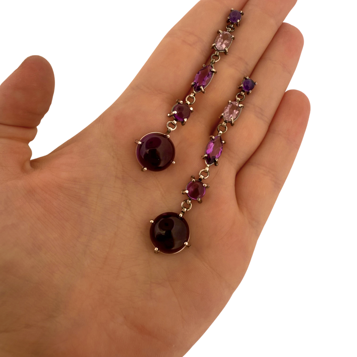 Long Amethyst Dangles