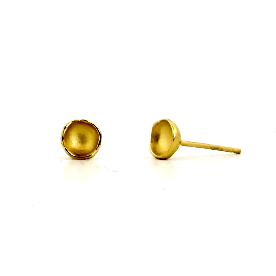 Tiny Pod Stud Earrings
