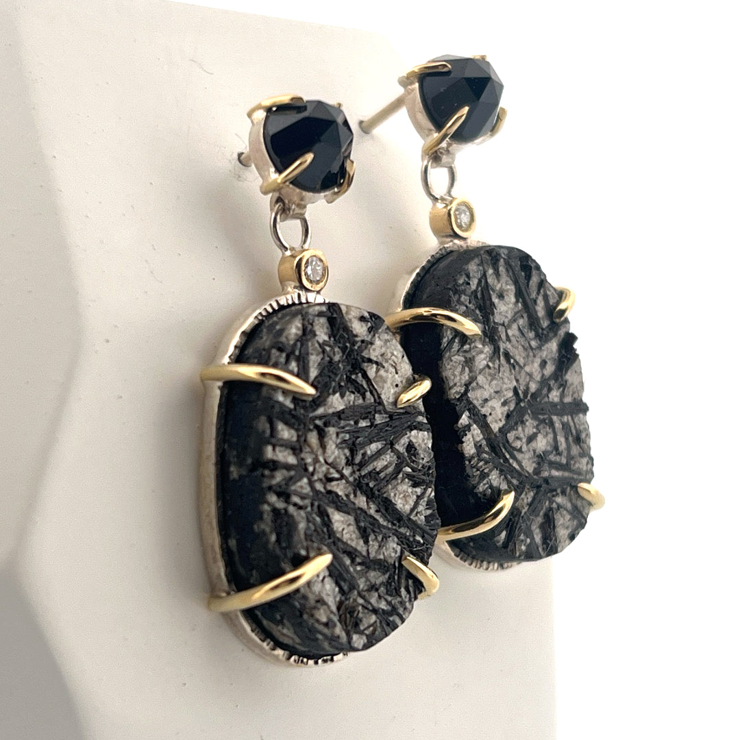 Midnight Sparkle - Dangle Earrings