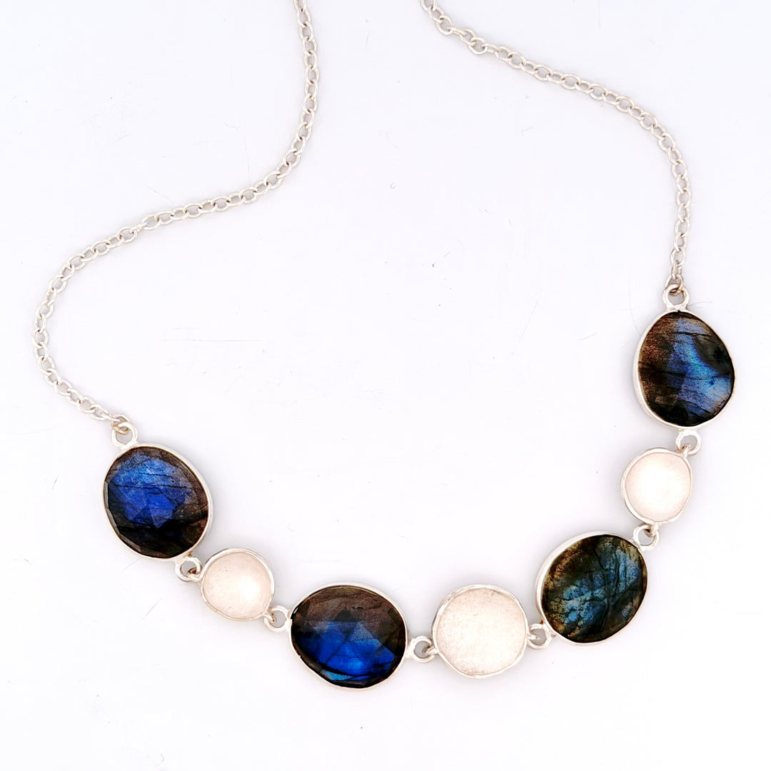 Labradorite Stepping Stone necklace