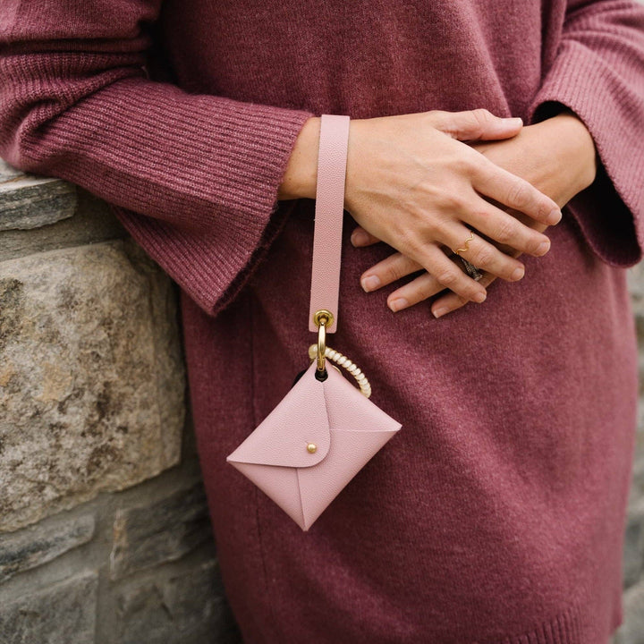 Dusty Rose Wallet & Wristlet Set