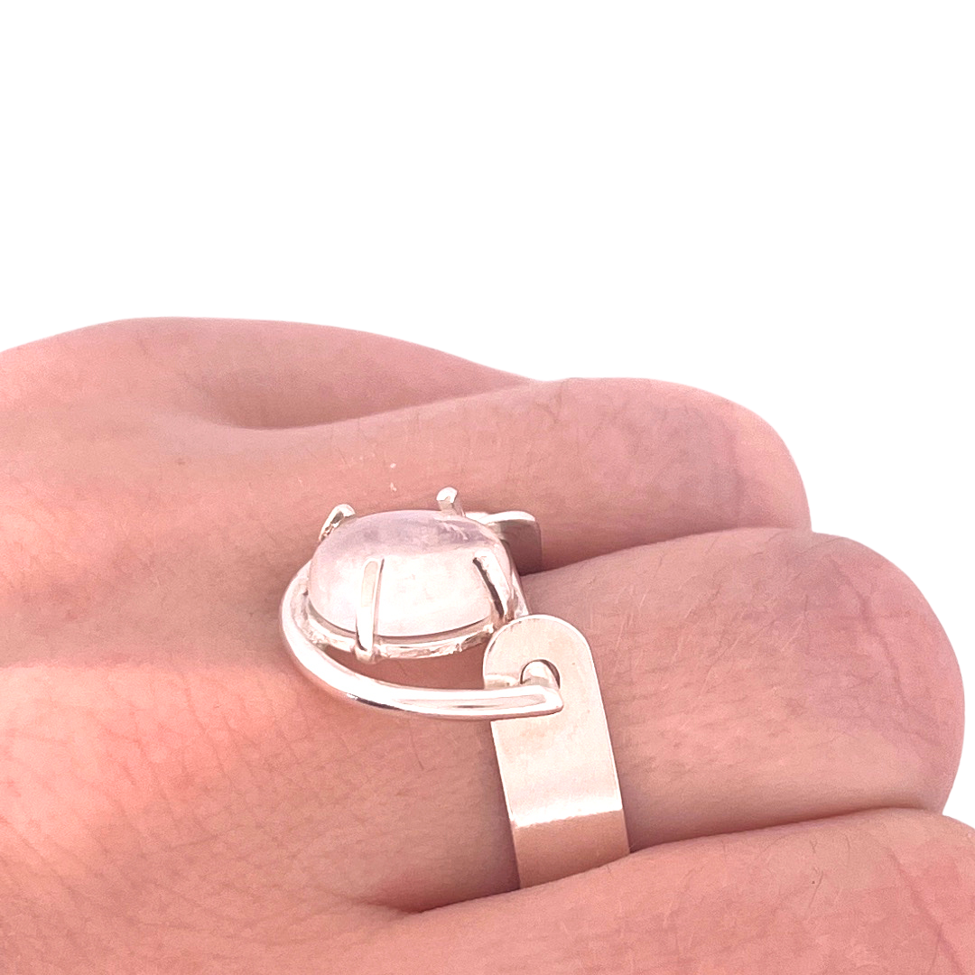 Rainbow Moonstone Swing Ring – Danielle Miller Jewelry