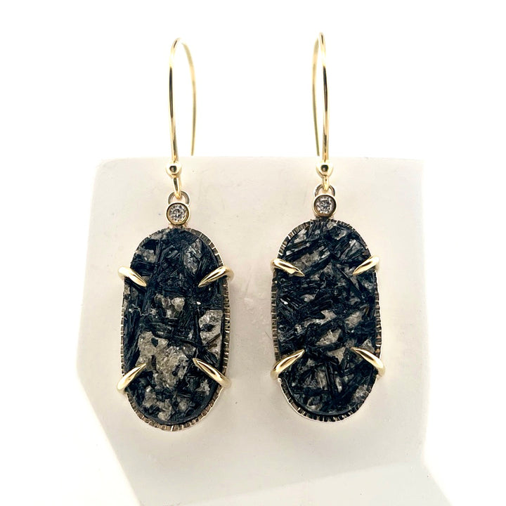 Midnight Sparkle - French Wire Earrings