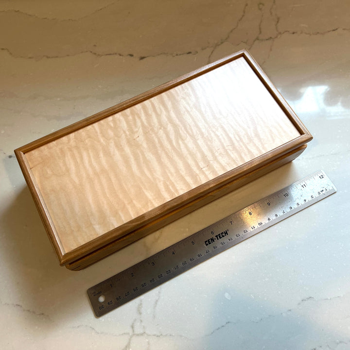 Cherry Jewelry Box - Wooden Valet Box