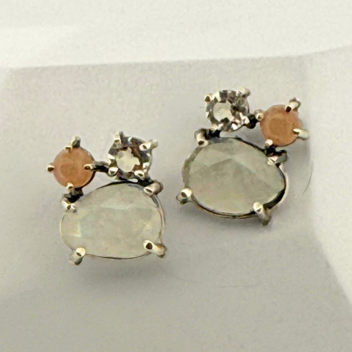 Peach & Cream Studs