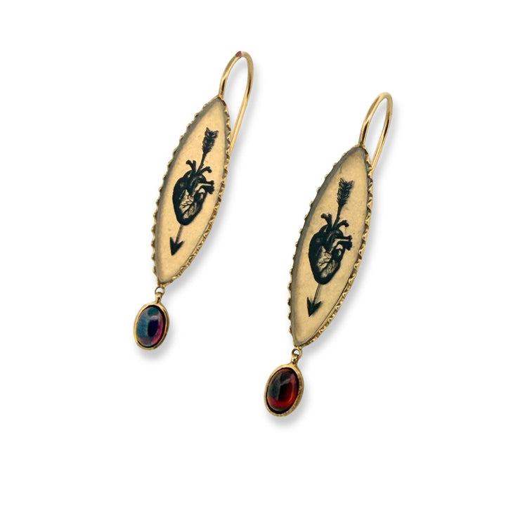 Bleeding Lover Drop Earrings