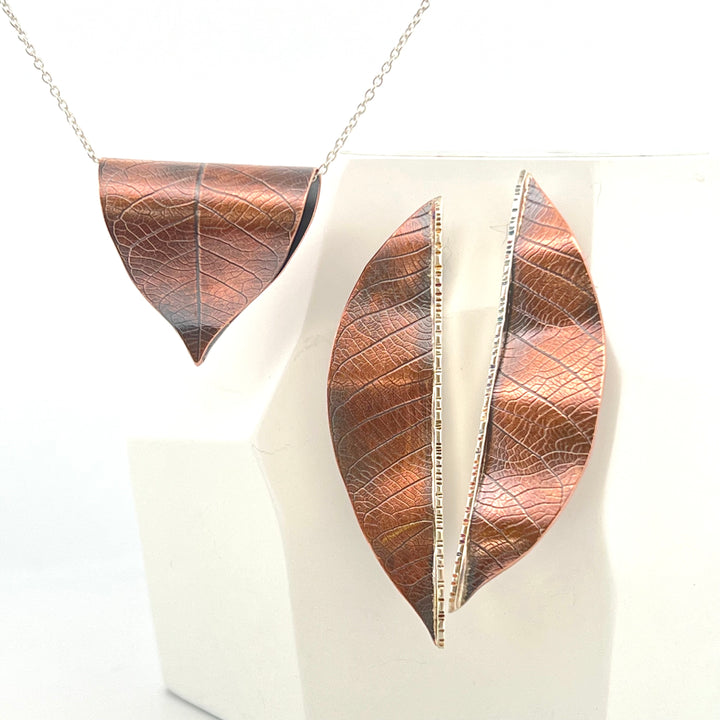 Sept 20 - Embossed Leaf Earring -or- Pendant Workshop