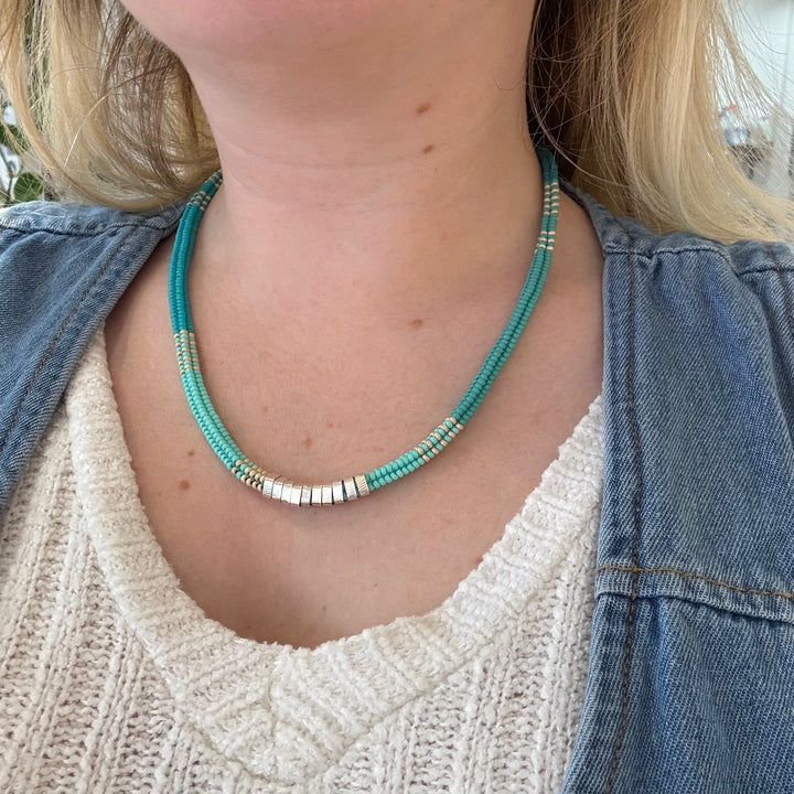 Square Woven Necklace