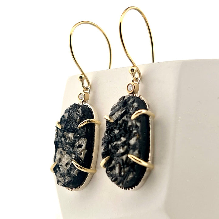 Midnight Sparkle - French Wire Earrings