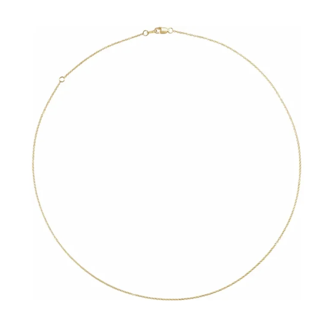 Dainty Cable Chain - 14k gold