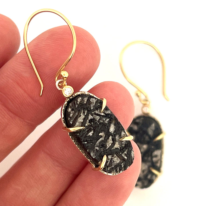 Midnight Sparkle - French Wire Earrings