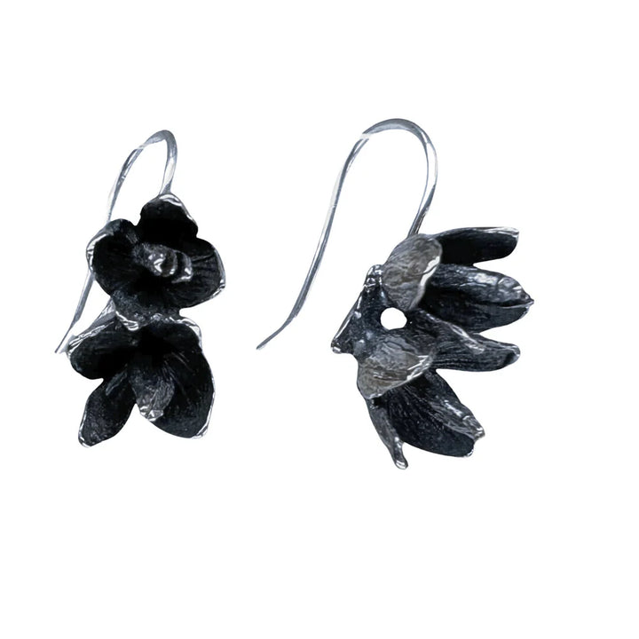 Patina Double Cedar Flowers Earrings