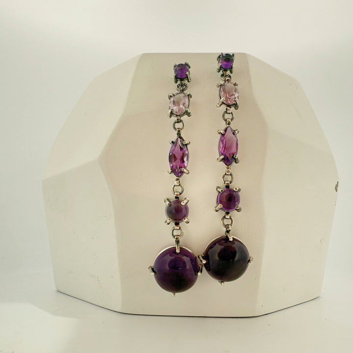 Long Amethyst Dangles