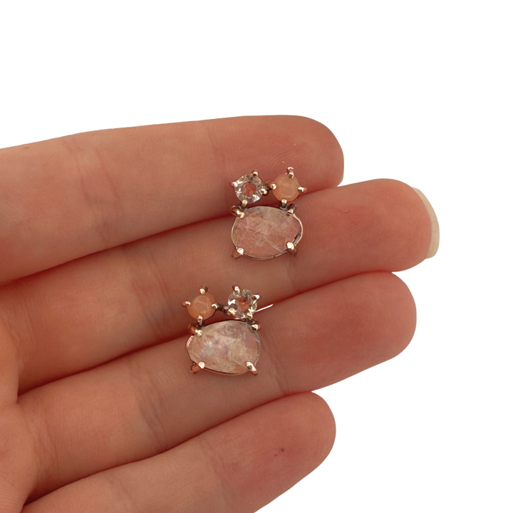 Peach & Cream Studs