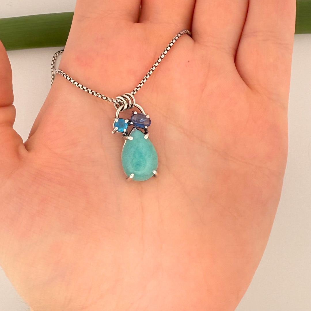 Trio of Blues Pendant