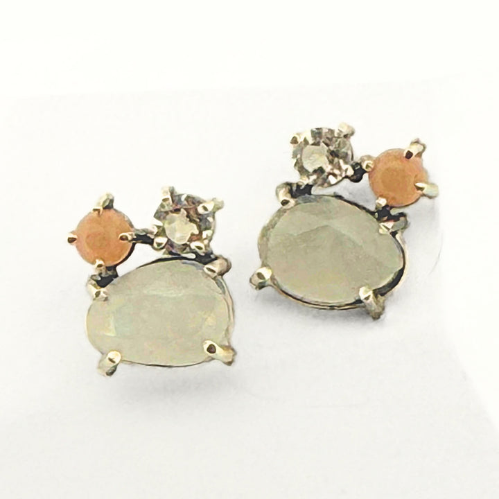 Peach & Cream Studs