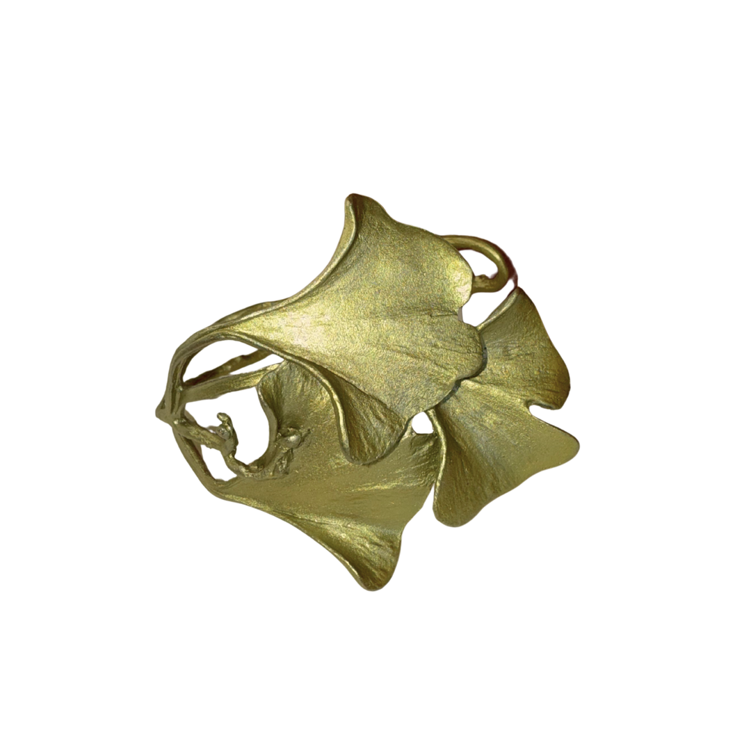 Ginkgo Cuff Bracelet