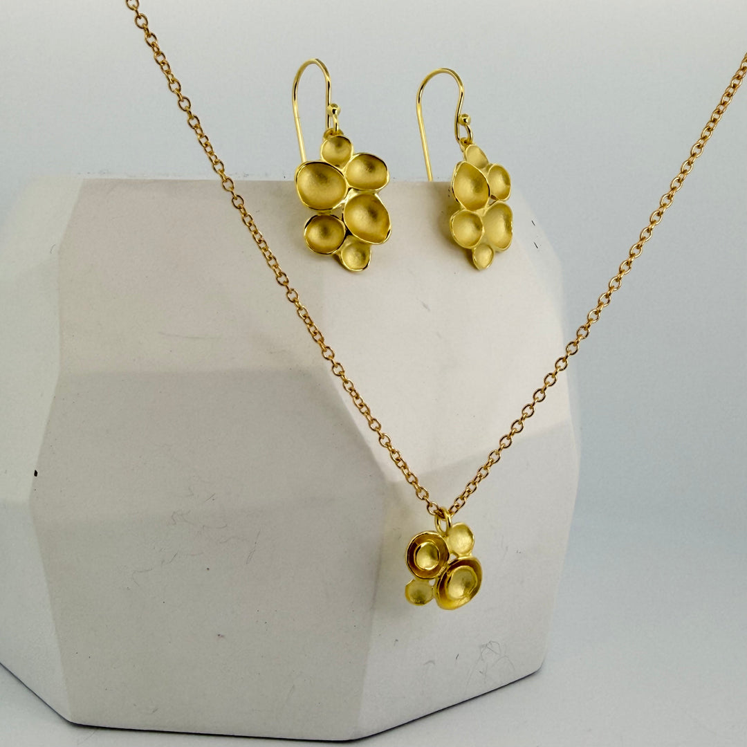 peony pod earring