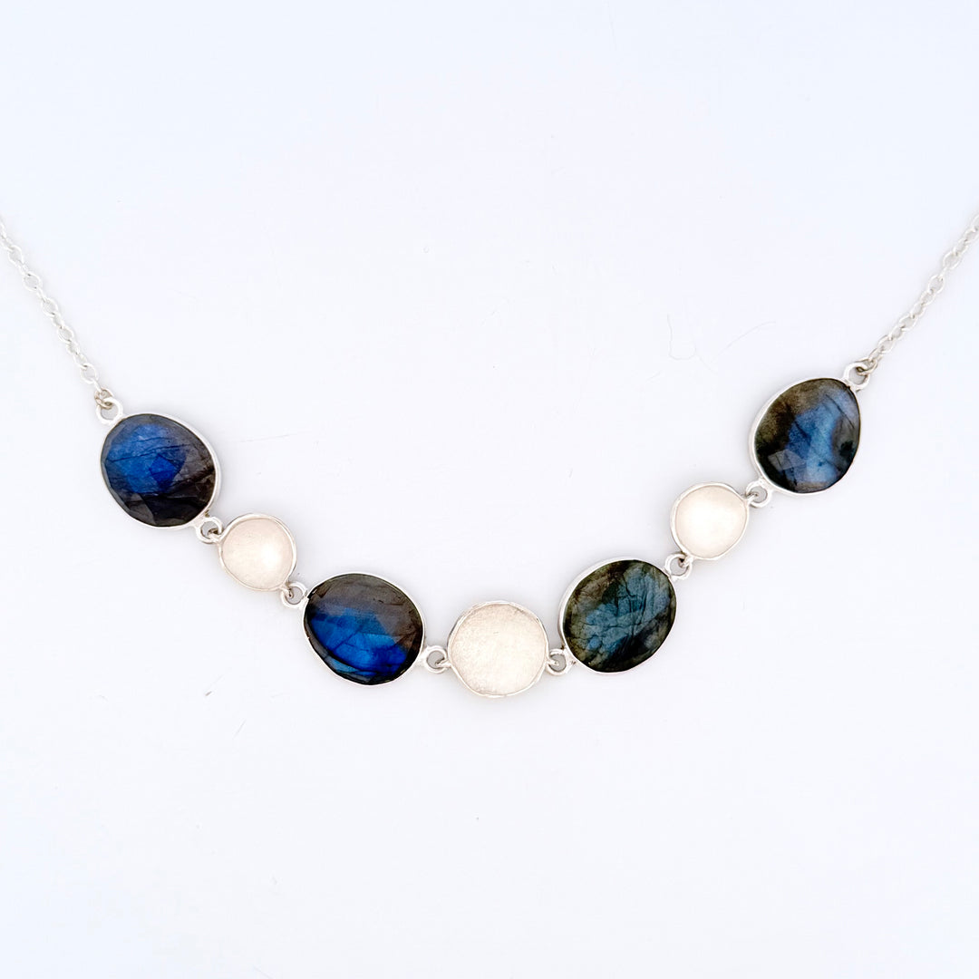 Labradorite Stepping Stone necklace