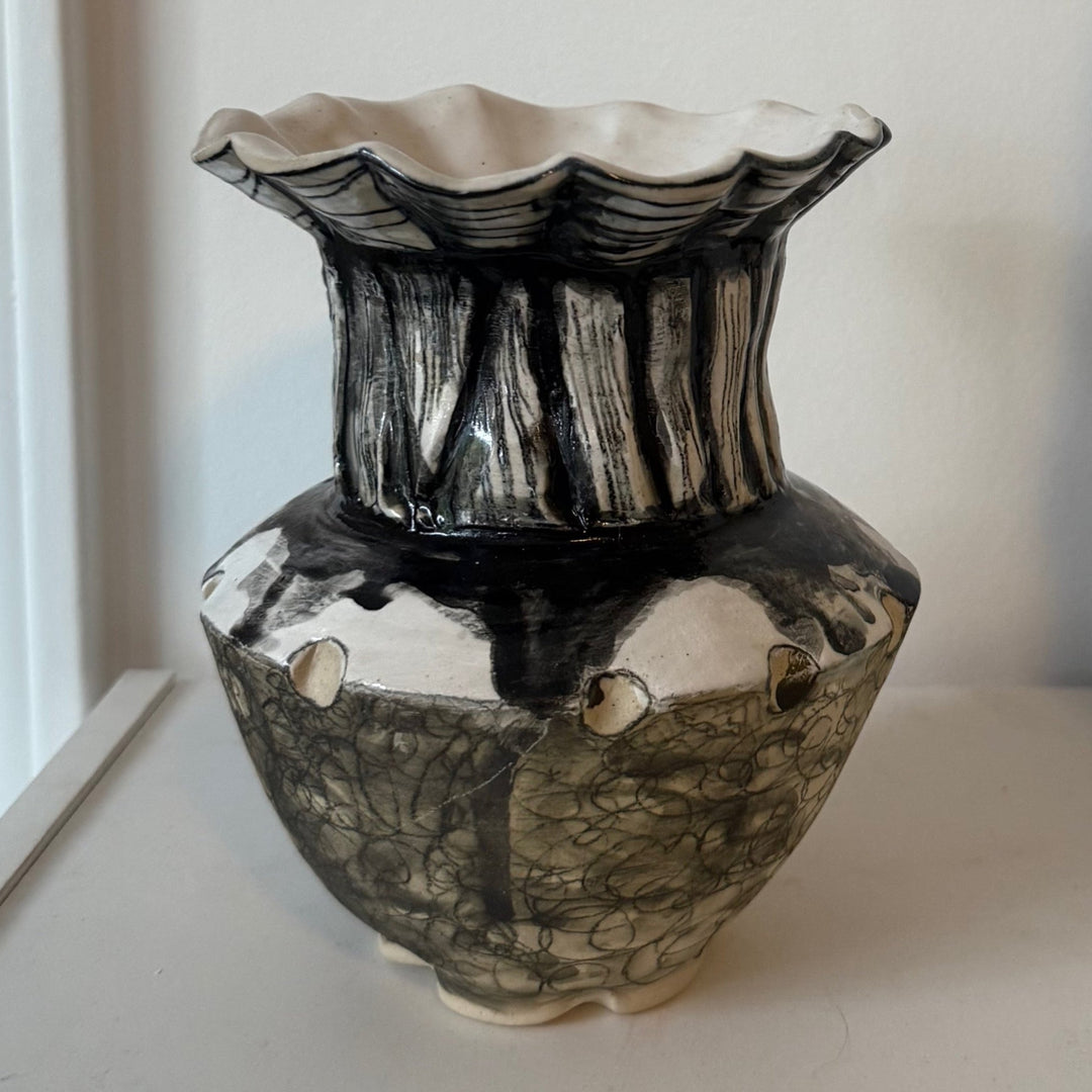 Black and White Vase