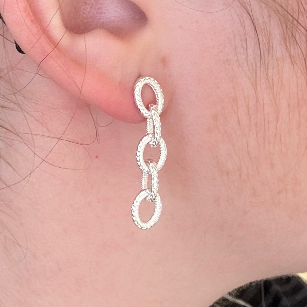 Mini Gina Short Chain Earrings
