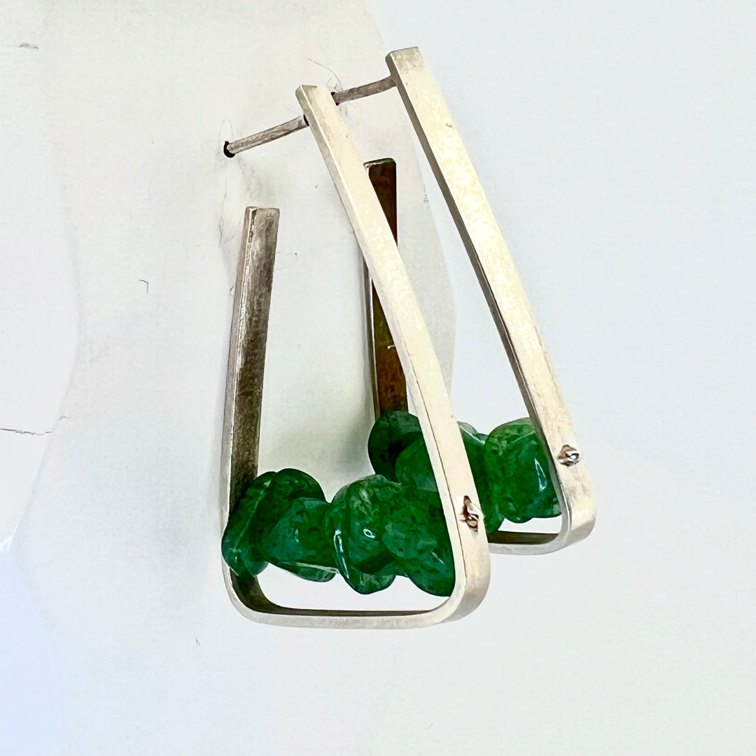 Triangle Hoop Earrings