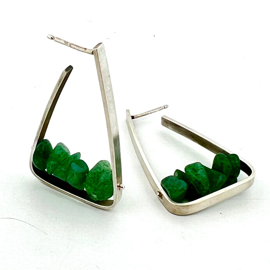Triangle Hoop Earrings