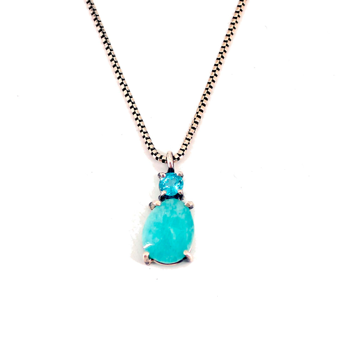 Amazonite & Apatite Necklace