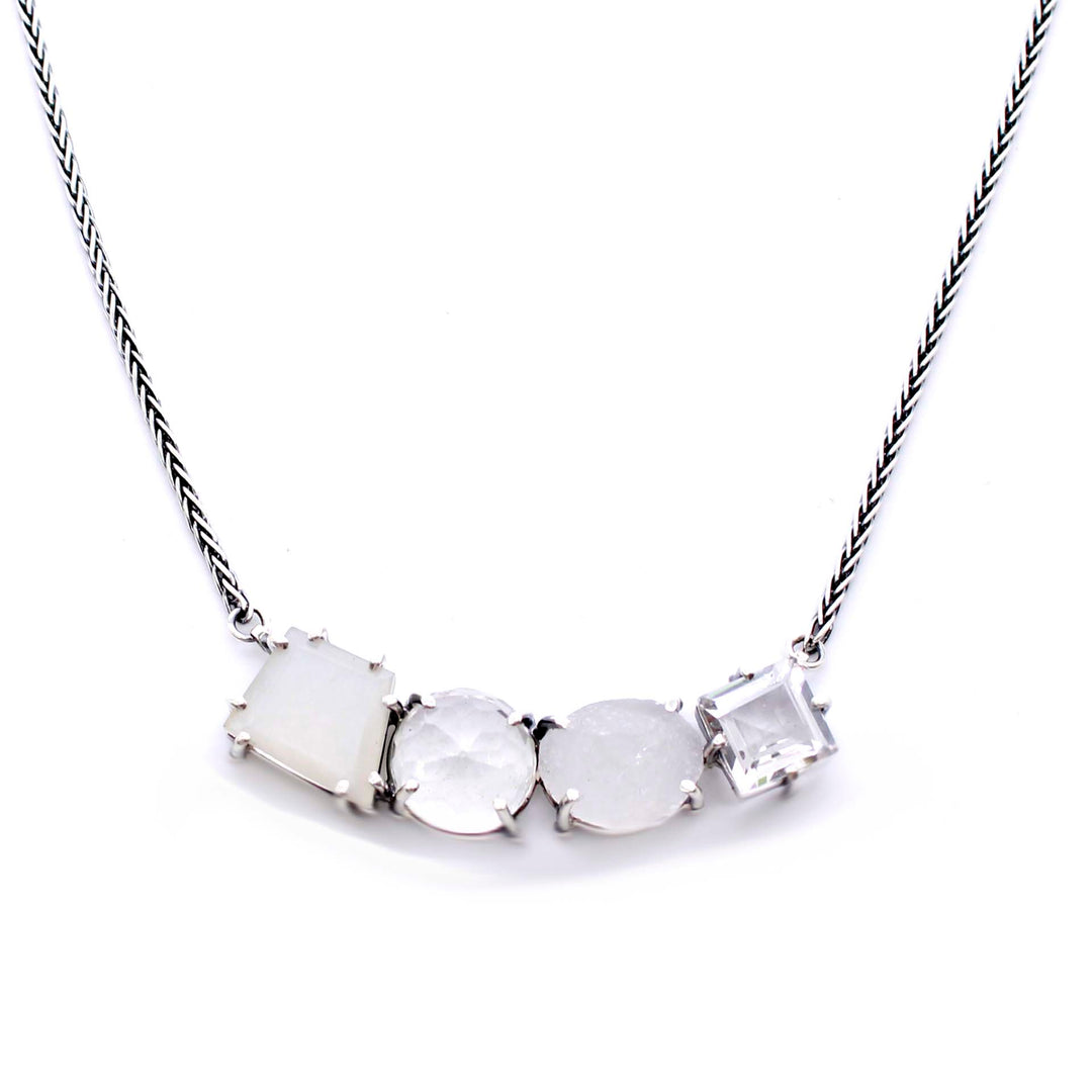 Moonstone & Quartz Necklace