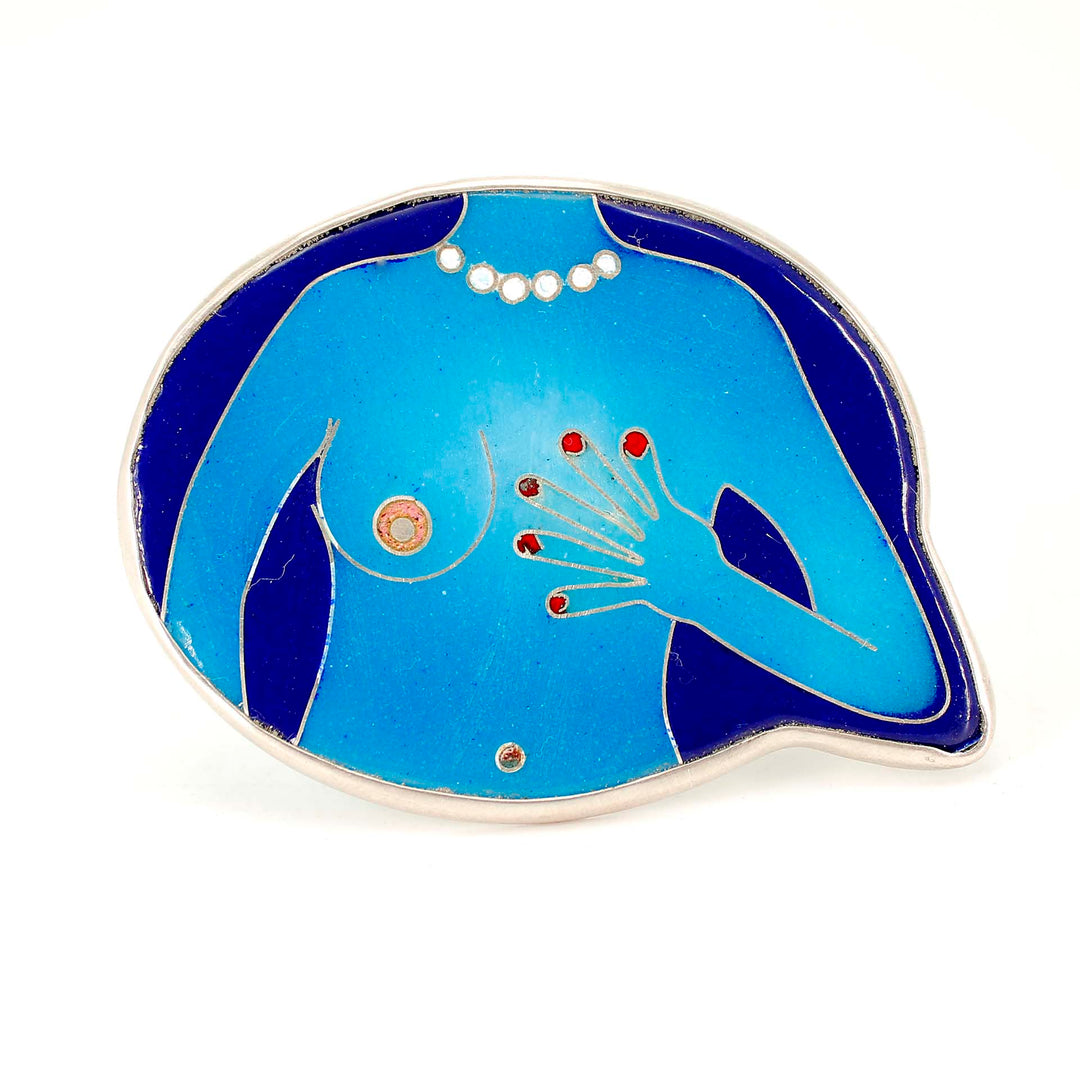 "Make Sure to Check" Brooch