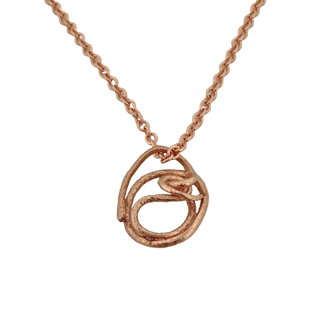 Tendril Necklace - rose gold