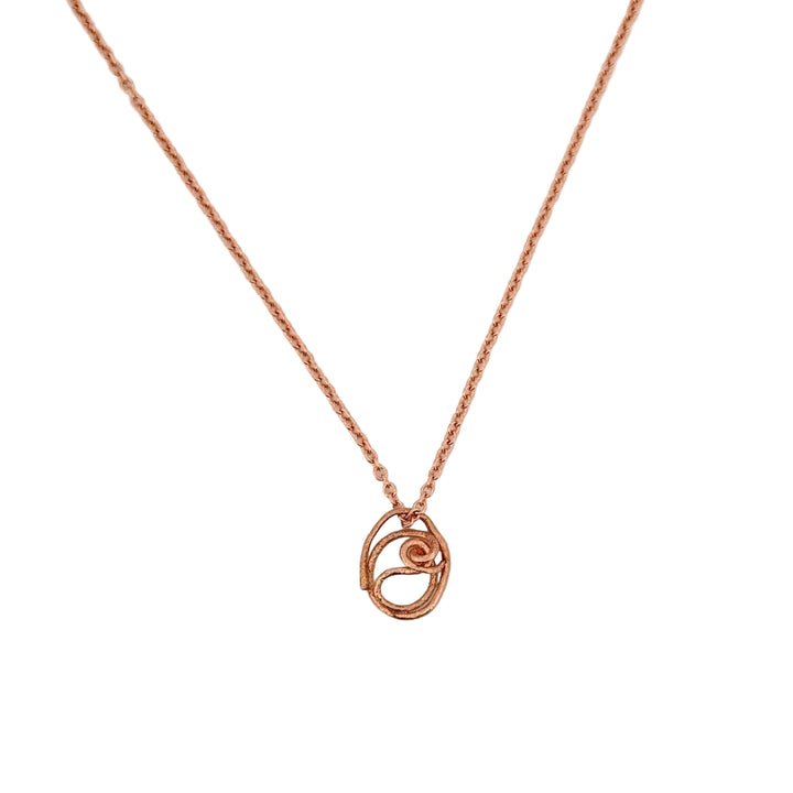 Tendril Necklace - rose gold
