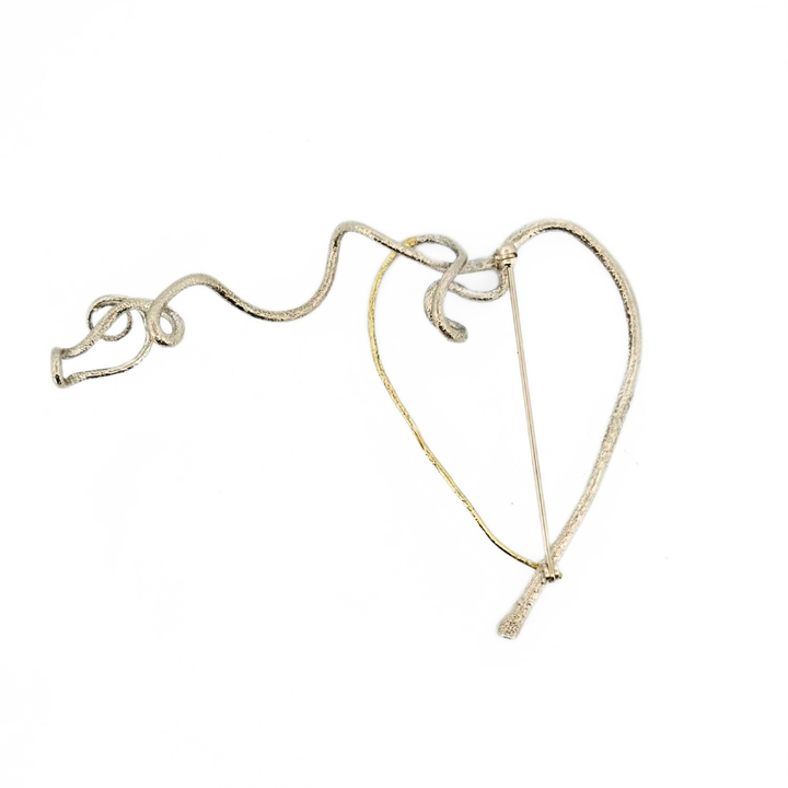 Tendril Heart Brooch