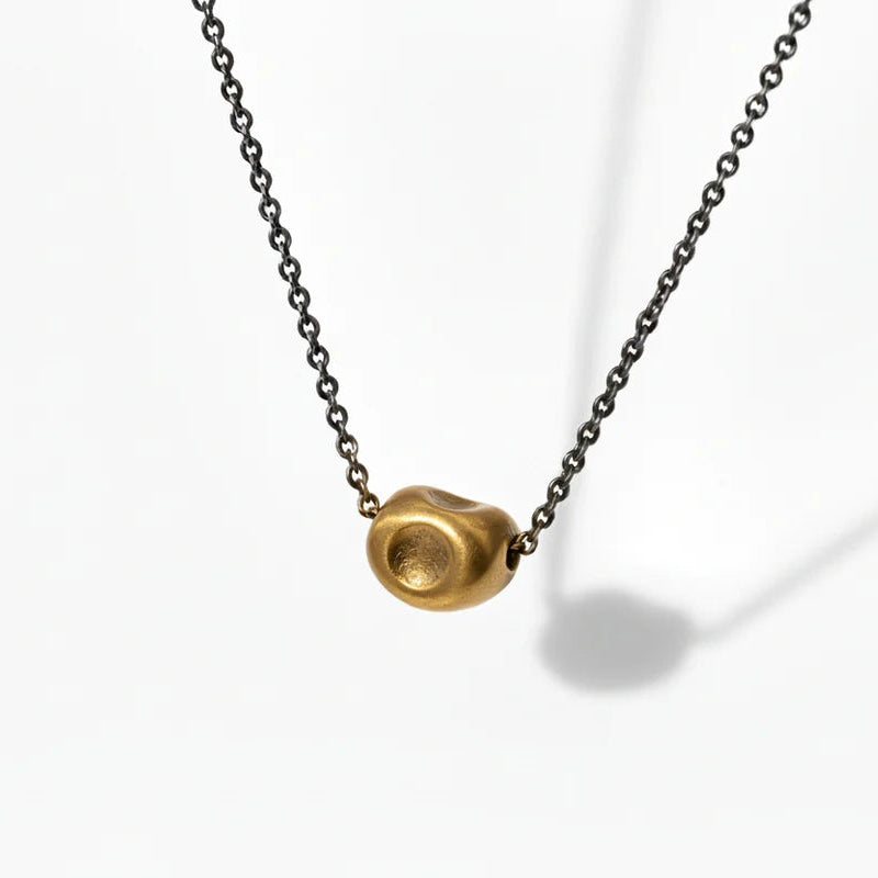 Warm Peony Single Seed Pendant